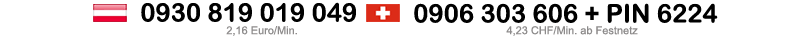 Telefonsexnummern für Österreich und die Schweiz